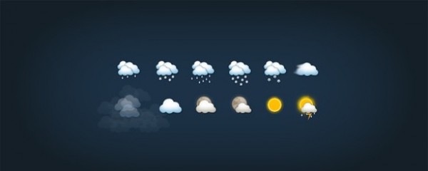 12 Natural Weather Icons Set PSD web weather icons set weather icons weather unique ui elements ui stylish set quality psd pack original new modern interface icons hi-res HD fresh free download free elements download detailed design creative climate clean   