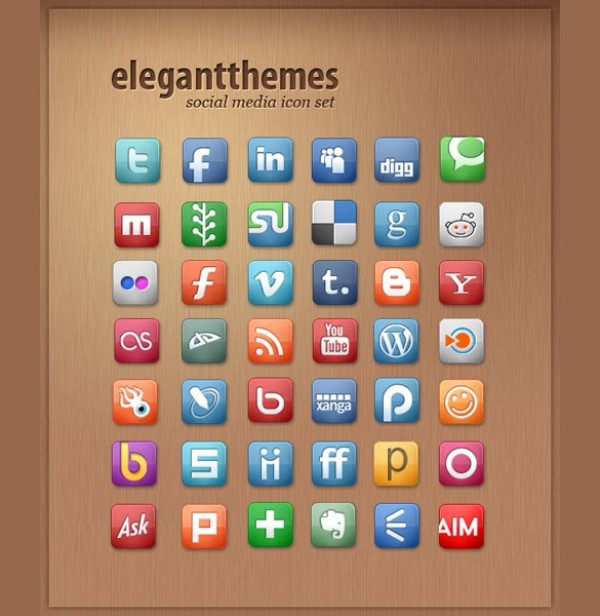 42 Elegant Theme Social Media Icons Set web unique ui elements ui stylish social media icons social simple set quality psd png pack original new networking modern interface icons hi-res HD fresh free download free elements download detailed design creative clean bookmarking   