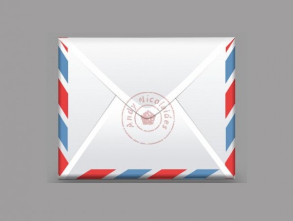 Authentic Airmail Envelope with Seal PSD web unique ui elements ui stylish stamp seal quality psd original new modern interface ink stamp hi-res HD fresh free download free envelope elements download detailed design creative clean airmail   