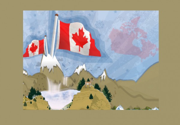 Canadian Landscape Postcard web vectors vector graphic vector unique ultimate ui elements scene quality psd postcard png photoshop pack original new mountains mountain goat modern jpg illustrator illustration ico icns high quality hi-def HD fresh free vectors free download free flags elements download design creative canadian postcard canadian flag canada flag Canada ai   