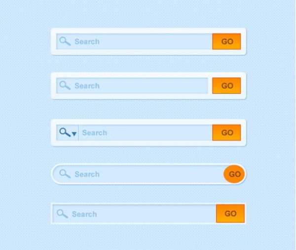 5 Clean Search Fields/Bars Web UI Elements PSD web unique ui elements ui stylish simple search field search quality original orange new modern interface hi-res HD fresh free download free field elements download detailed design creative clean blue bar   