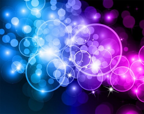 Sparkling Bokeh Circles Abstract Vector Background web vector unique ui elements stylish quality pink original new lights interface illustrator high quality hi-res HD graphic glowing fresh free download free eps elements download detailed design creative circles bubbles bokeh blurred blue black background abstract   