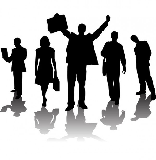 Business Workers Action Vector Silhouettes white collar web vector unique ui elements stylish quality poses original new interface illustrator high quality hi-res HD graphic fresh free download free elements download detailed design creative business silhouettes business people silhouettes business action   