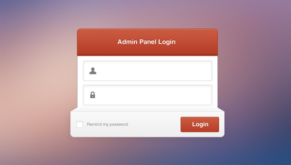 Unique Admin Panel Login Form ui elements signin panel orange login form login free download free form field download admin login admin   