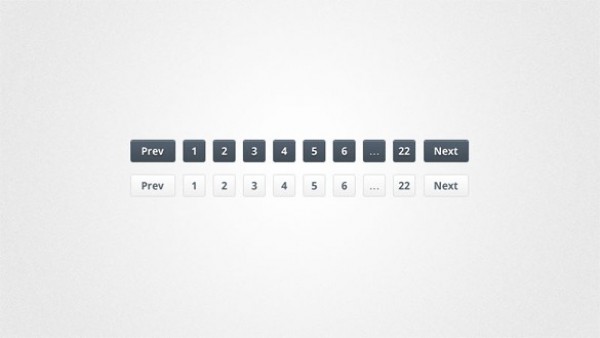 2 Slick Pagination Light and Dark Set PSD/CSS web unique ui elements ui stylish set quality psd pagination page navigation original new modern links light interface html hi-res HD fresh free download free elements download detailed design dark css creative clean buttons   