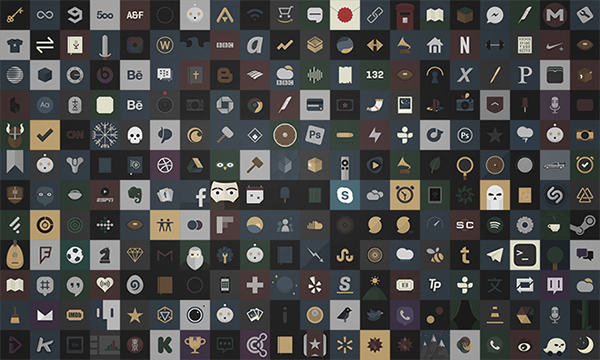 Odon - Flat iOS Icon Pack square set odin ios icons icons android   