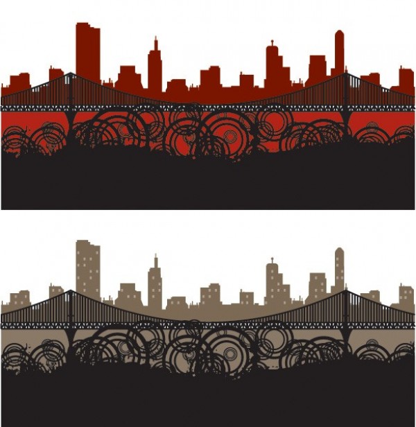 City Skyline Silhouette Vector Background web vector unique stylish silhouette quality original illustrator high quality grunge graphic fresh free download free download design creative city skyline city silhouette city background   