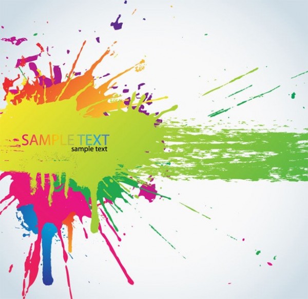 Colorful Paint Splats Vector Background web vector unique text stylish splatter splats quality paint splats paint original illustrator high quality graphic fresh free download free download design creative colorful background abstract   