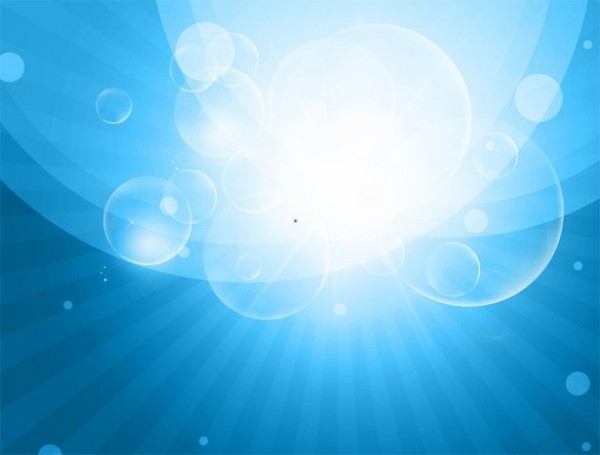 Sunny Blue Skies with Bubbles Abstract Background web vector unique ui elements sunlight sun rays sun stylish skies rays quality original new light interface illustrator high quality hi-res HD graphic glowing fresh free download free eps elements download detailed design creative circles bubble bokeh blue bokeh background blue background abstract   