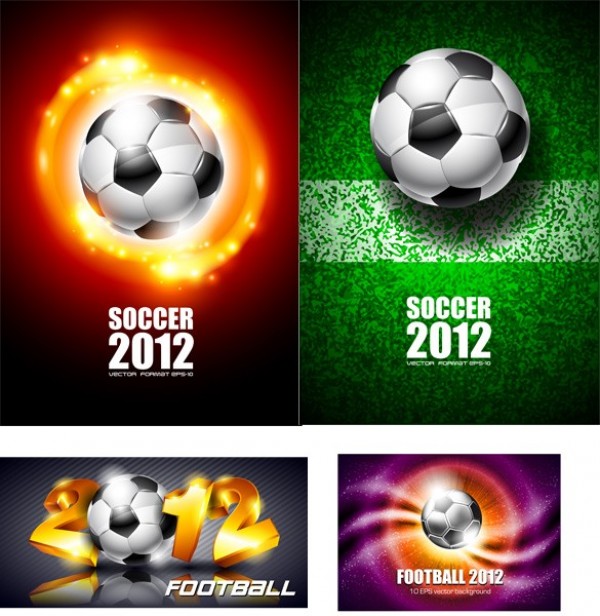 4 - 2012 Soccer Football Vector Graphics web vector unique stylish soccer ball Soccer quality poster original illustrator high quality graphic games fresh free download free football download design creative 2012 soccer 2012 football   