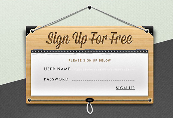 Fine Wood Grain Hanging Sign Up Form wooden sign wooden wood signin sign login hanging sign free download free form   