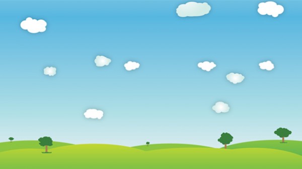 Bright Summer Sky Landscape vectors vector graphic vector unique summer sky quality photoshop pack original modern landscape illustrator illustration high quality green fresh free vectors free download free fields download creative clouds blue sky ai   