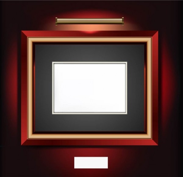 Classy Showcase Gallery Vector Frame web vector unique ui elements stylish spot light showcase quality original new matted frame lit up interface illustrator high quality hi-res HD graphic gallery fresh free download free frame elements download display detailed design creative background   