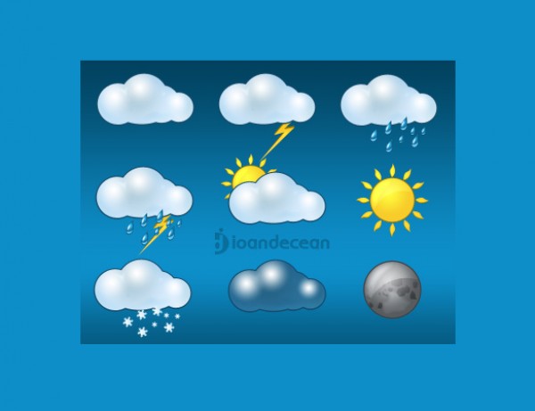 9 Vivid Weather Icons PSD web weather icons weather vectors vector graphic vector unique ultimate ui elements sunny stormy snowy rainy quality psd png photoshop pack original new modern jpg illustrator illustration icons ico icns high quality hi-def HD fresh free vectors free download free elements download design creative cloudy ai   