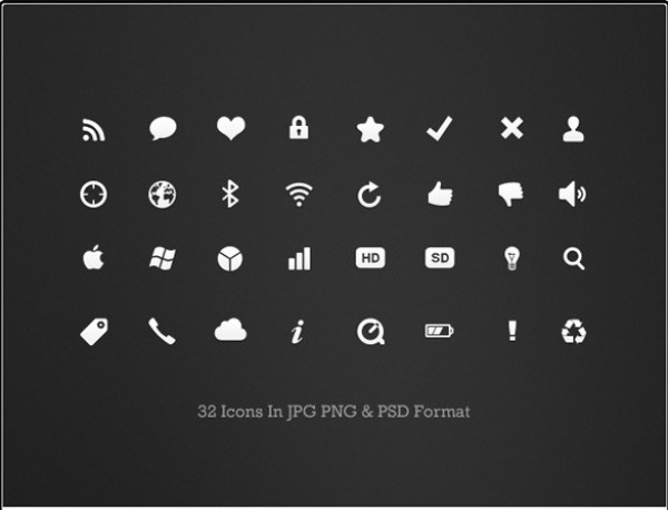 32 Simplistic Web UI Dock Icons Set PSD white web unique ui elements ui stylish simplistic simple set quality psd png pack pace icons original new modern interface icons hi-res HD fresh free download free elements download detailed design creative clean   