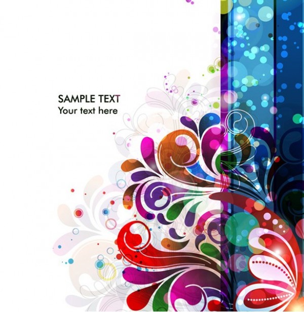 Beautiful Swirl Abstract Vector Background web vector unique ui elements text swirls stylish red quality original new interface illustrator high quality hi-res HD graphic fresh free download free floral eps elements download detailed design creative colors blue background abstract   