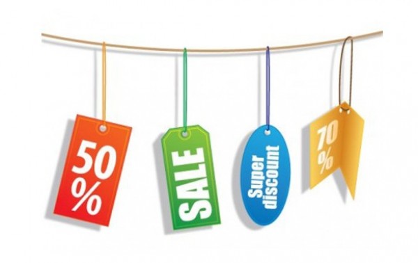 4 Colorful Discount Sales Tags Vector Set web vector unique ui elements tags stylish string set sales tag sales quality price tag price original new interface illustrator high quality hi-res HD hanging graphic fresh free download free elements download discount tag discount detailed design creative ai   