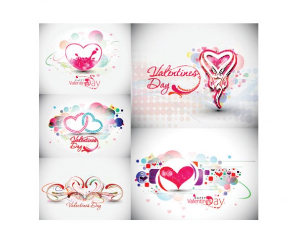 5 Abstract Valentine's Day Illustrations web vectors vector graphic vector valentine's day unique ultimate ui elements swirls special romance quality psd png photoshop pack original new modern love jpg illustrator illustration ico icns high quality hi-def hearts HD fresh free vectors free download free elements download design day creative ai abstracts   