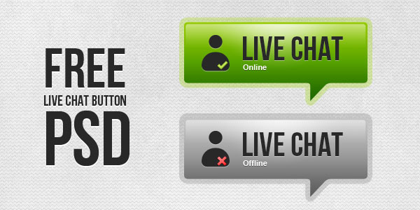 2 Live Chat Buttons Offline Online online offline live chat chat buttons   