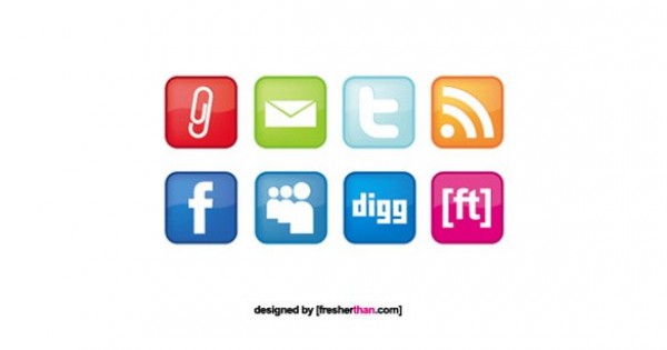8 Web 2.0 Social Media Vector Icons Set web vector unique ui elements stylish social media icons social quality original new networking icons interface illustrator icons icon high quality hi-res HD graphic fresh free download free email icon elements download detailed design creative   