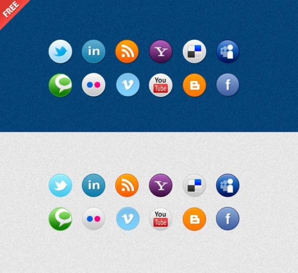 12 Sweet Round Social Media Icons Set PSD web unique ui elements ui stylish social icons social set round quality psd pack original new networking modern media interface icons hi-res HD fresh free download free elements download detailed design creative clean bookmarking   