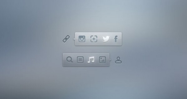 2 Quick Tooltip Toolbars with Icons Set PSD web unique ui elements ui tooltip toolbars toolbar settings stylish social icons settings icons set quality psd popup original new modern mini little interface icons hi-res HD grey fresh free download free elements download detailed design creative clean   