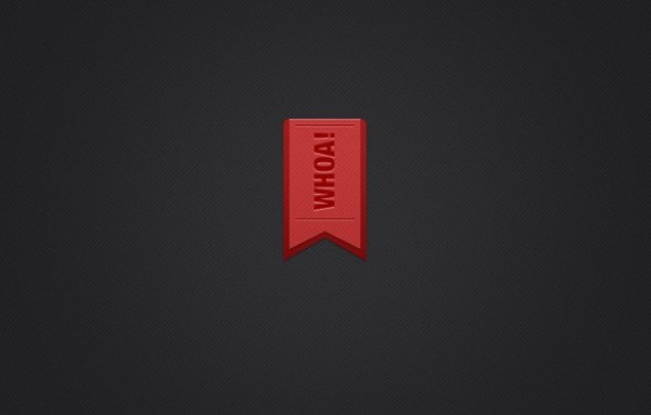 Red "Whoa!" Web UI Ribbon Element PSD web unique ui elements ui tag tab stylish simple ribbon red quality original new modern interface hi-res HD fresh free download free elements download detailed design creative clean badge   