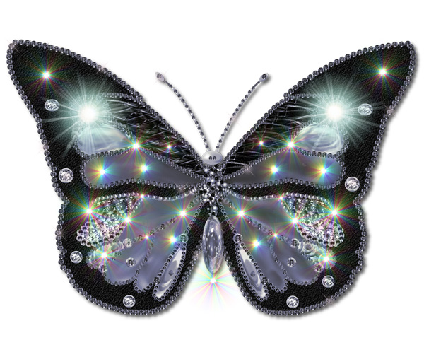 Glittering Diamond Butterfly ui elements magical lights jewels glitter free download free flare fantasy download diamonds butterfly   