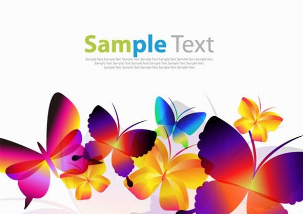 Luminescent Color Butterflies Vector Background web vector unique stylish quality original luminescent illustrator high quality graphic glowing fresh free download free eps download design creative colorful butterfly butterflies background abstract   