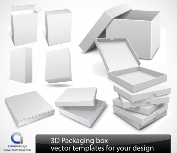 3D Packaging Boxes Templates vectors vector graphic vector unique quality product pizza box pizza photoshop paper box packaging package pack original modern market illustrator illustration high quality fresh free vectors free download free download creative cardboard box boxes box ai   