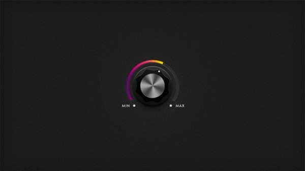 Vintage Dark Web UI Volume Knob PSD web volume knob volume vintage unique ui elements ui stylish simple round quality original new modern minimum maximum knob interface hi-res HD fresh free download free elements download detailed design dark creative clean amplifier knob   