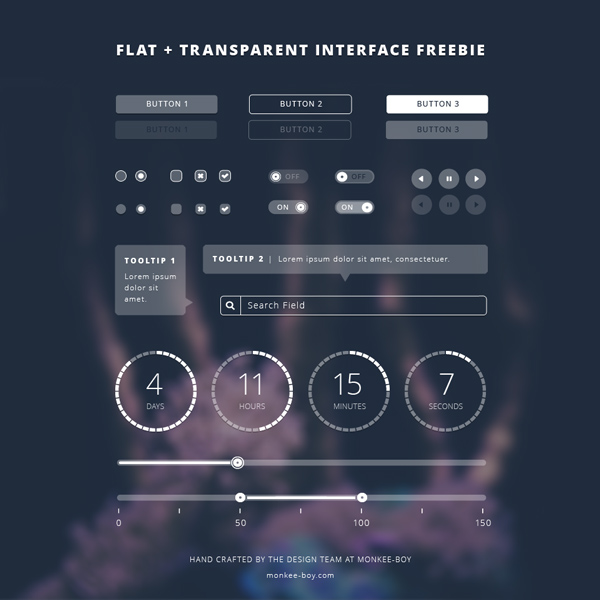 Flat Transparent UI Elements Kit PSD web unique ui set ui kit ui elements ui transparent ui kit transparent tooltip toggles switches stylish slider set selector slider search field quality psd player buttons original new modern kit interface hi-res HD fresh free download free flat elements download detailed design creative countdown clock clean check boxes buttons   