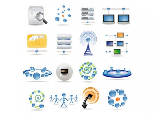 16 Blue Technology Style Icons PSd web usb unique ui elements ui technology tech icon tech stylish simple radio wave quality original new modern internet interface icons hi-res HD grey fresh free download free elements download detailed design creative clean blue   