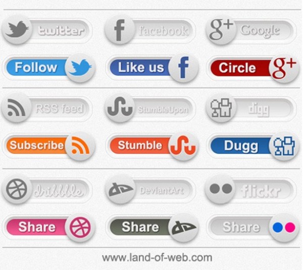 Fantastic Social Media Toggles Set PSD web unique ui elements ui switches stylish state social toggles social site set quality original on off new networking modern media interface hi-res HD fresh free download free elements download detailed design creative clean bookmarking   