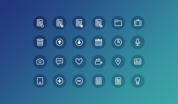 24 Flat Line Outline Icons Set ui elements ui stroke set outline icons outline line icons line ios7 icons free download free flat circle   
