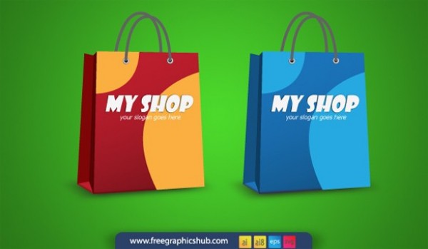 Bold Colors Shopping Bag Vector Set web vector unique ui elements svg stylish shopping bag set quality original new interface illustrator high quality hi-res HD graphic fresh free download free eps elements download detailed design creative colors colorful ai   