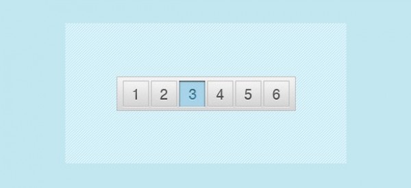 Sleek Grey & Blue Pagination Buttons PSD web unique ui elements ui stylish simple quality pagination original new modern interface hi-res HD grey gray fresh free download free elements download detailed design creative clean button blue active   
