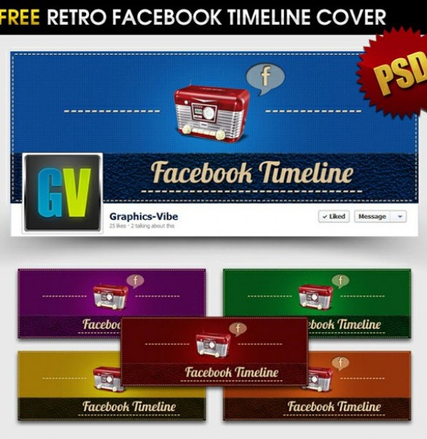 6 Cool Retro Facebook Timeline Covers Set web unique ui elements ui stylish retro facebook timeline covers quality psd original new modern jpg interface hi-res HD fresh free download free facebook timeline covers elements download detailed design creative cool clean   