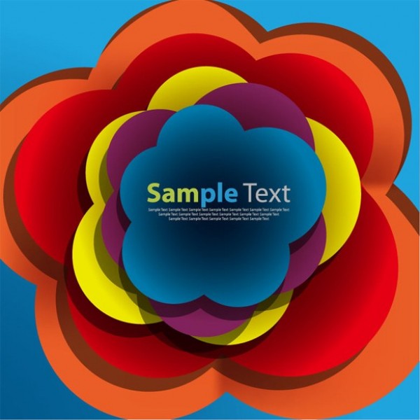Bright Floral Shapes Abstract Vector Background web vector unique ui elements stylish shapes red quality original new interface illustrator high quality hi-res HD graphic fresh free download free floral shapes floral eps elements download detailed design creative colors colorful blue background abstract   