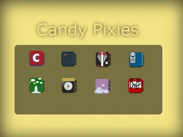 9 Candy Pixies Dock Icons Set PNG web unique ui elements ui suit stylish simple set quality png original notebook new music modern jeans interface icons hi-res HD fresh free download free elements download dock icons detailed design creative clean candy pixies   