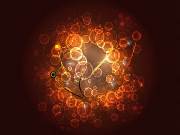 Bokeh Glow Circles Abstract Vector Background web vector unique ui elements stylish sparkles quality pdf original new lights interface illustrator high quality hi-res HD graphic glowing glow fresh free download free elements download detailed design dark creative circle bokeh black background ai abstract   