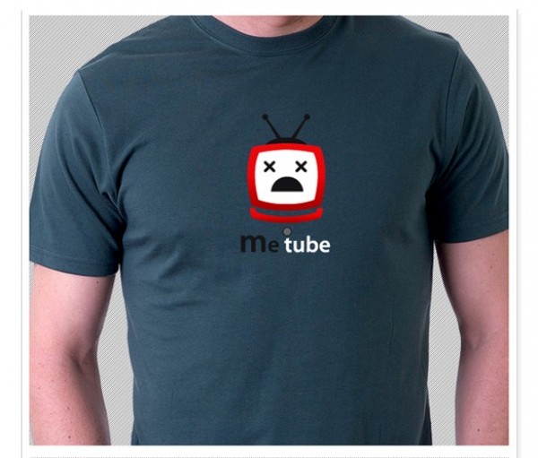 Creative Me Tube T-Shirt Vector web vector unique ui elements tv tee shirt t-shirt stylish red quality original new mockup Me tube vector me tube interface illustrator high quality hi-res HD graphic fresh free download free eps elements download detailed design creative antennae ai   