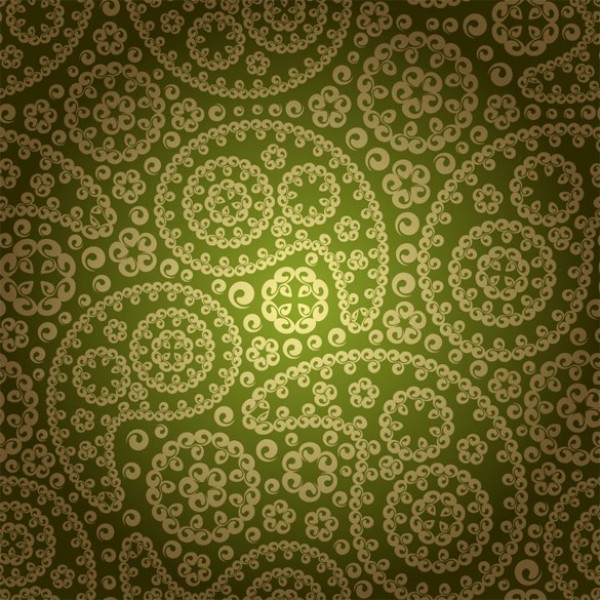 Vintage Paisley Floral Pattern Vector Background web vintage vector unique ui elements stylish seamless quality pattern paisley original new interface illustrator high quality hi-res HD green graphic fresh free download free floral eps elements download detailed design creative background   