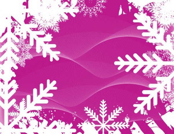 Frosty Snowflake Landscape Vector Background winter white web wavy wave vector unique ui elements stylish snowy snowflake quality pink original new interface illustrator high quality hi-res HD graphic Frosty fresh free download free frame elements download detailed design creative background ai abstract   