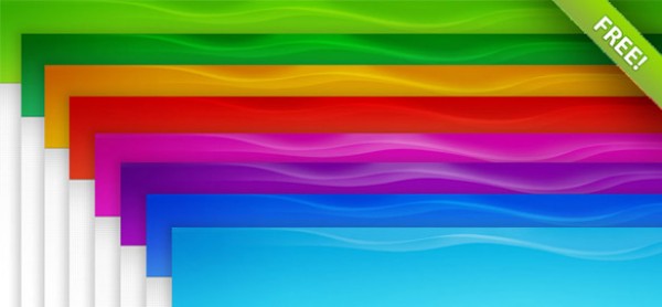8 Colorful Wave Web Backgrounds Set wave wallpaper vectors vector graphic vector unique quality photoshop pack original modern illustrator illustration high quality header fresh free vectors free download free download creative colors body background ai abstract   