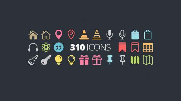 360 Elegant Font Icons Pack vector ui elements set retina pack glyphs free download free font icons download css collection 16px   