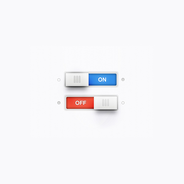 Crisp White On/Off Toggle Switches Set PSD white switches white web unique ui elements ui toggle switch toggle switch stylish set red quality psd original on/off switches new modern interface hi-res HD fresh free download free elements download detailed design creative clean blue   