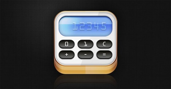 Cool Calculator 3D Icon PSD web unique ui elements ui stylish quality psd pat original new modern interface icon hi-res HD fresh free download free elements download detailed design creative clean calculator icon calculator black background 3d   