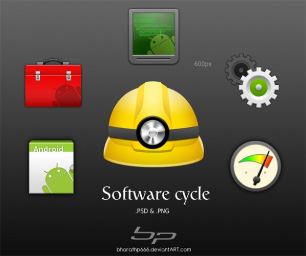 Android Software Cycle Icons vectors vector graphic vector unique ultra ultimate toolkit software simple quality psd png photoshop pack original new modern illustrator illustration icons high quality graphic fresh free vectors free download free download developer detailed cycle creative clear clean benchmark android ai   
