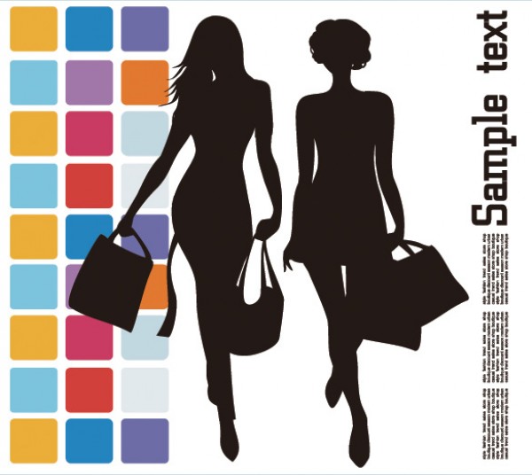 Modern Fashion Shopping Silhouette web vectors vector graphic vector unique ultimate silhouette shopping bags shopping shop quality photoshop pack original new modern illustrator illustration high quality girls fresh free vectors free download free fashion download design creative bags ai   